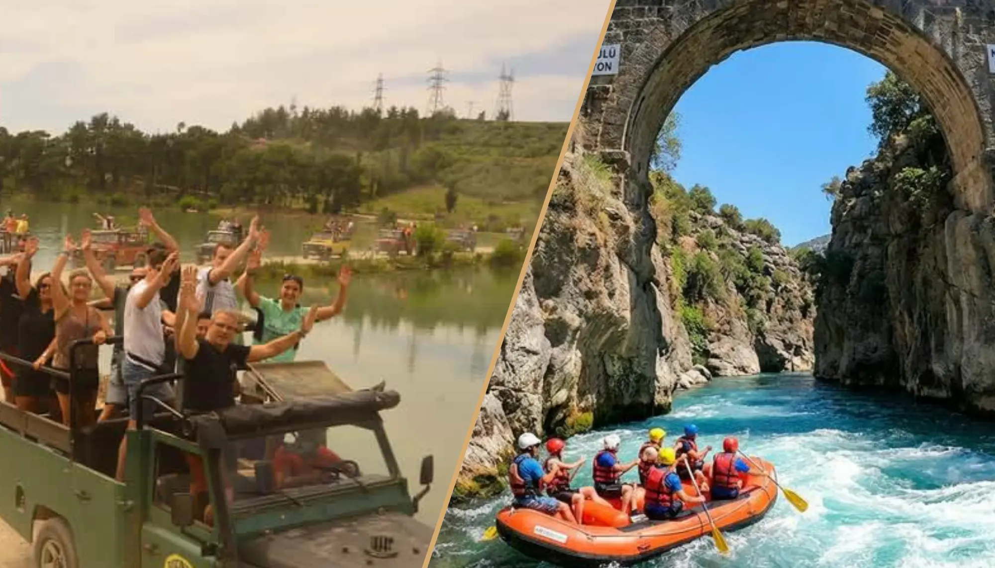Eagle Canyon Jeep Safari & Köprülü Canyon Rafting Tour